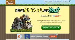 Desktop Screenshot of animalinyou.com